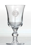 Footed Goblet - Hand Stamped Medallion