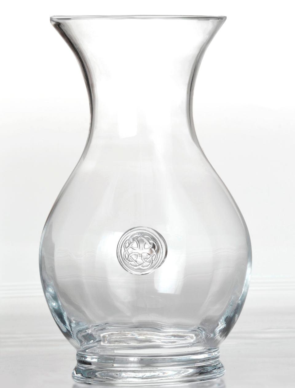 Carafe &amp;#x2f; Vase - Hand Stamped Medallion