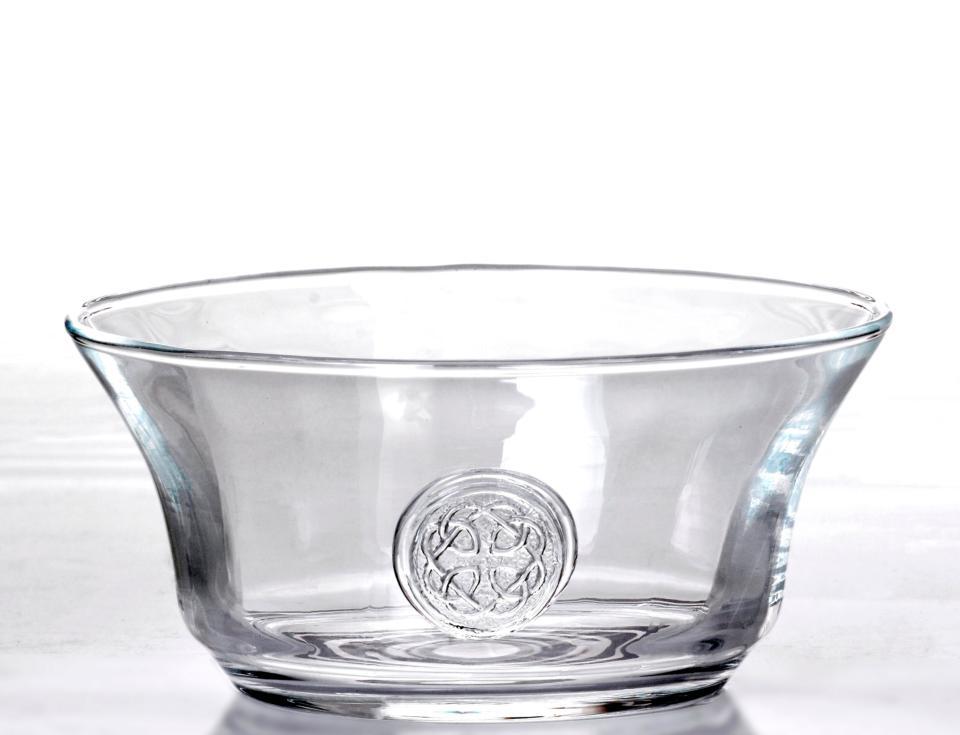 Cereal&amp;#x2f;Dessert Bowl - Hand Stamped Medallion