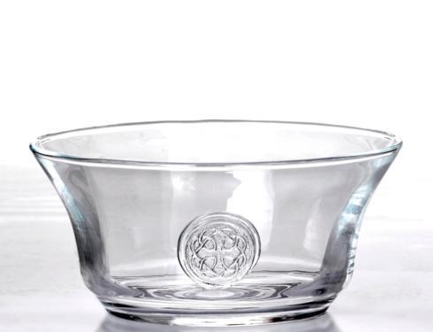 Cereal&amp;#x2f;Dessert Bowl - Hand Stamped Medallion