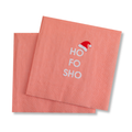 Ho Fo Sho - Holiday Party Cocktail Napkins, Christmas Decor