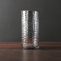 Croc Highball with Gold Rim Set of 4 (Smoke Grey)