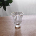 Audrey Stemless All Purpose with Gold Rim Set of 4 (Clear and Gold)