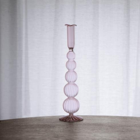 Cambridge Olivia 12" Candlestick Holder Set of 2 (Light Pink)