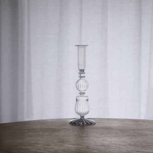 Cambridge Sophia 9" Candlestick Holder Set of 2 (Clear)