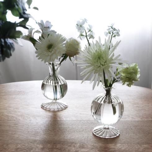 Cambridge Ella 7" Bud Vase Set of 2 (Clear)
