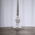 Cambridge Daphne 8.5" Candlestick Holder Set of 2 (Clear)