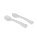 Havana Large Salad Servers (White)