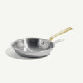 10" Stainless Steel Frying
Pan - Gold Handles