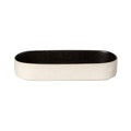 Deep Oval Tray, Latitude black
