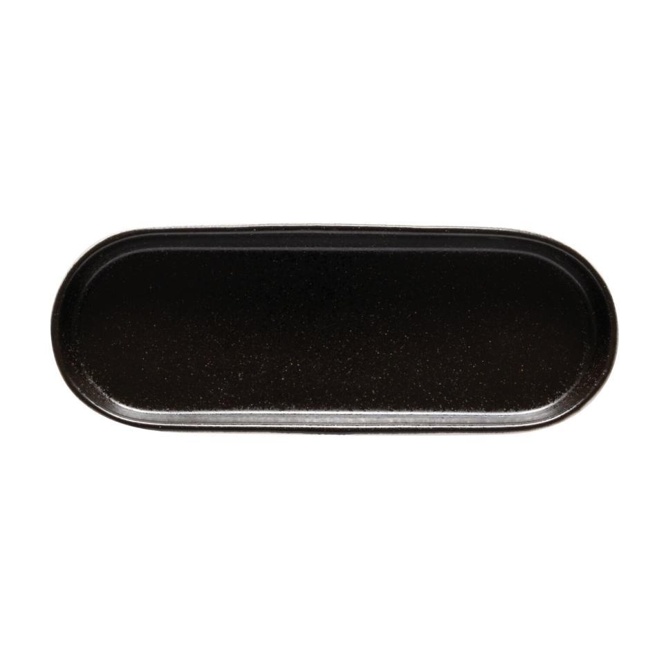 Oval Tray, Latitude black