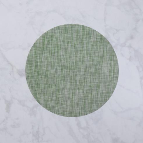 Round Woven Placemats Set of 4 (Green)