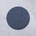 Round Woven Placemats Set of 4 (Navy)