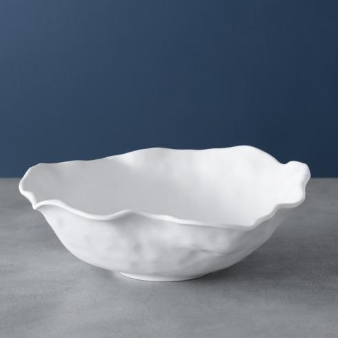 Nube Large Round Bowl (White)