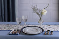 Bamboo Stainless Flatware II Set of 5 (Silver and Natural)