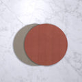 Croc Reversible 15.5" Round Placemats Set of 4 (Salmon and Taupe)