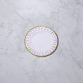 Athena Salad Plate 9.25" Set of 4 (Pink and Green dots)
