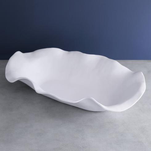 Nube Extra Large Oval Centerpiece (White)