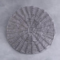 Faux Wicker Placemats Set of 4 (Grey)