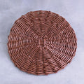 Faux Wicker Placemats Set of 4 (Brown)