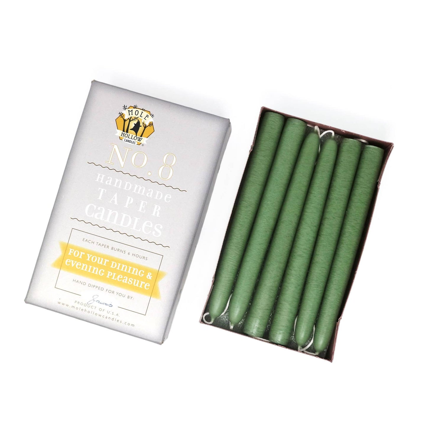 8" Taper Candles - Choose from 39 colors!