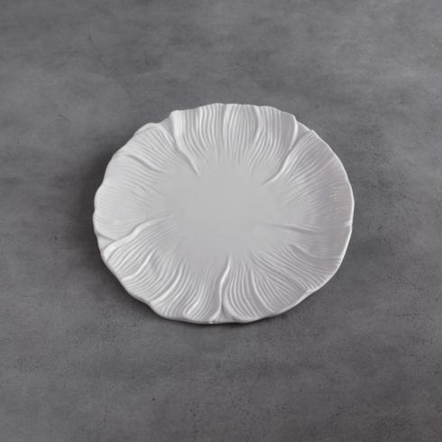 Lettuce  11" Dinner Plate Set of 4 (White)