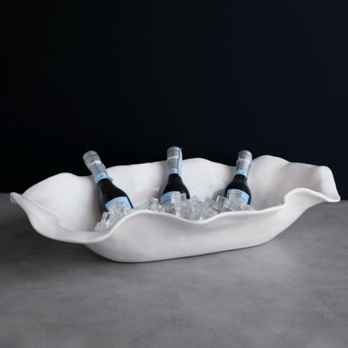 Havana Extra Large Oval Centerpiece (White)