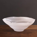 Alabaster Wave Extra Large Bowl (White)