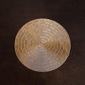 Basketweave  15" Round Placemats Set of 4 (Gold)