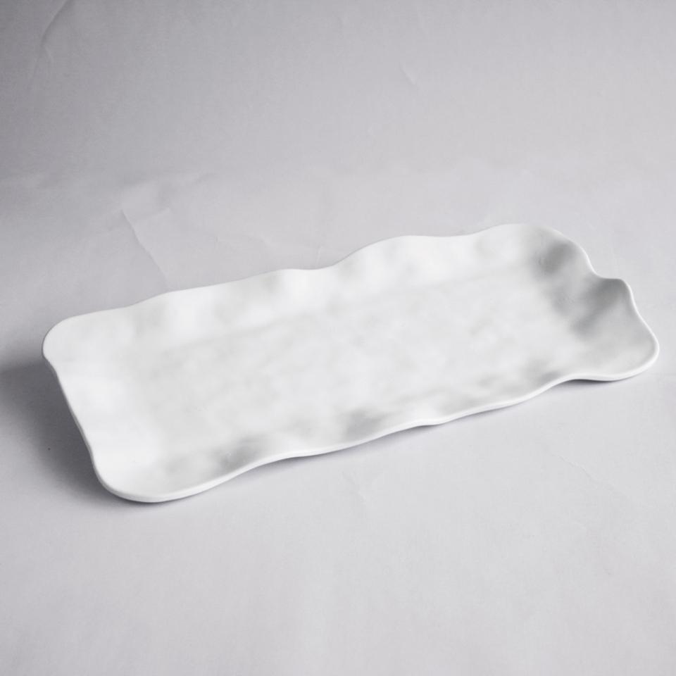 Nube Long Rectangle Tray (White)