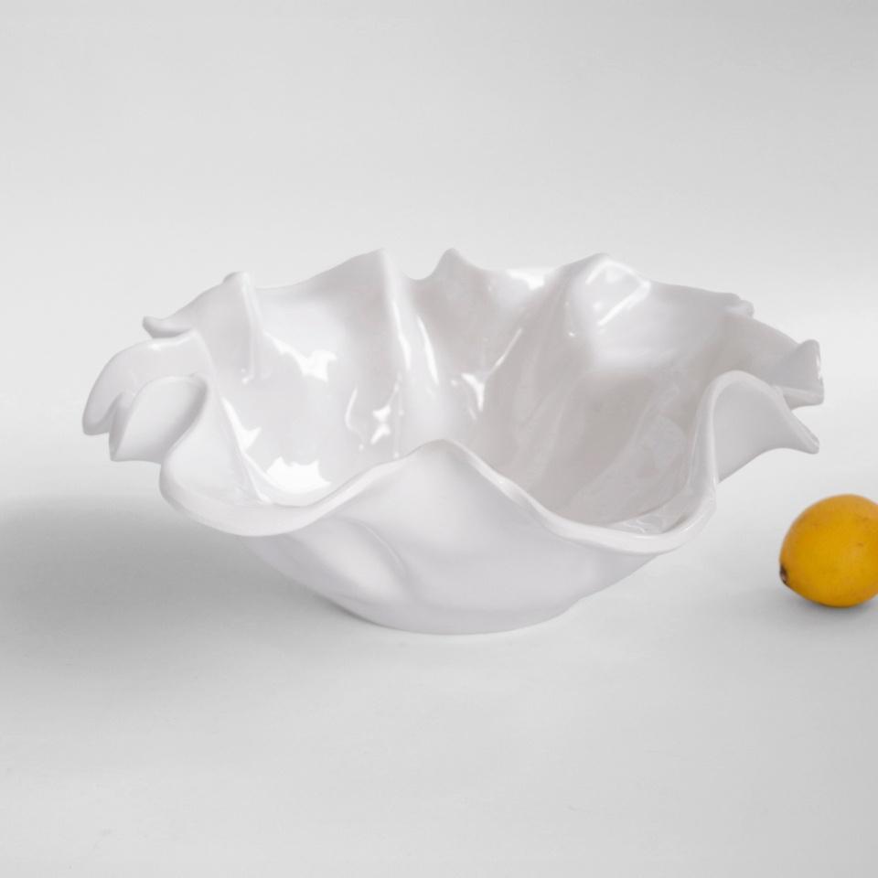 Havana Large Medusa Bowl (White)
