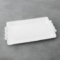 Bamboo Medium Rectangular Tray (White)