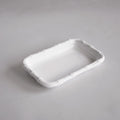 Bamboo Guest Towel Holder (White)