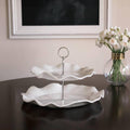 Havana Two Tiered Server (White)