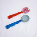 Resin Salad Servers (Orange and Blue)