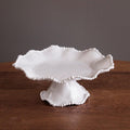 VIDA Alegria Small Pedestal Cake Plate (White)