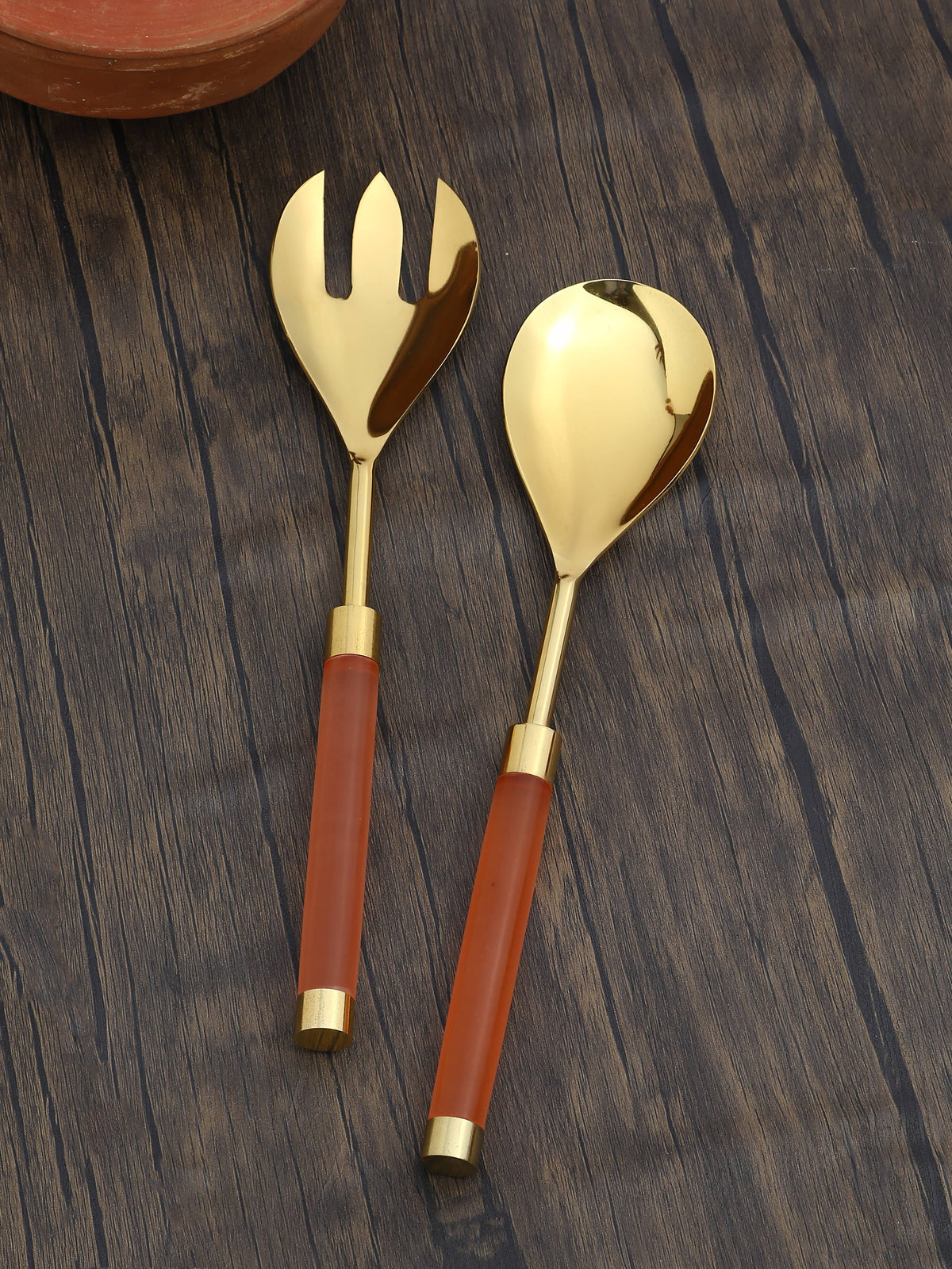 Metal & Resin Salad Server 2- Piece Set (13)