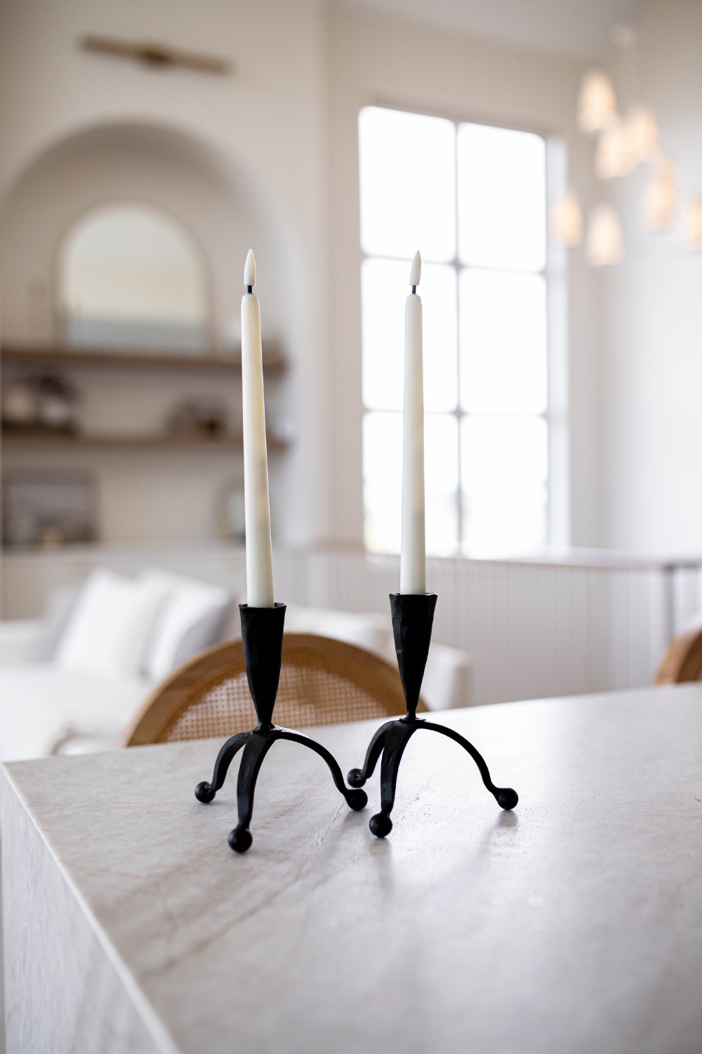Iron Taper Candle Holder