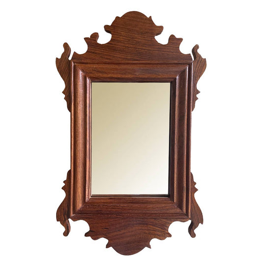 11" Wood Colonial Style Chippendale Mirror
