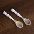 Rio Bubble Salad Servers (White)