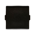 Square Serving Plate Latitude black