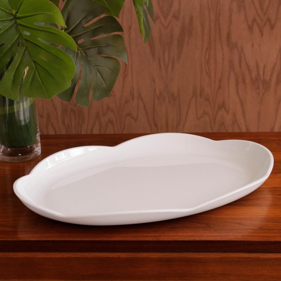 Amelia Large Platter White