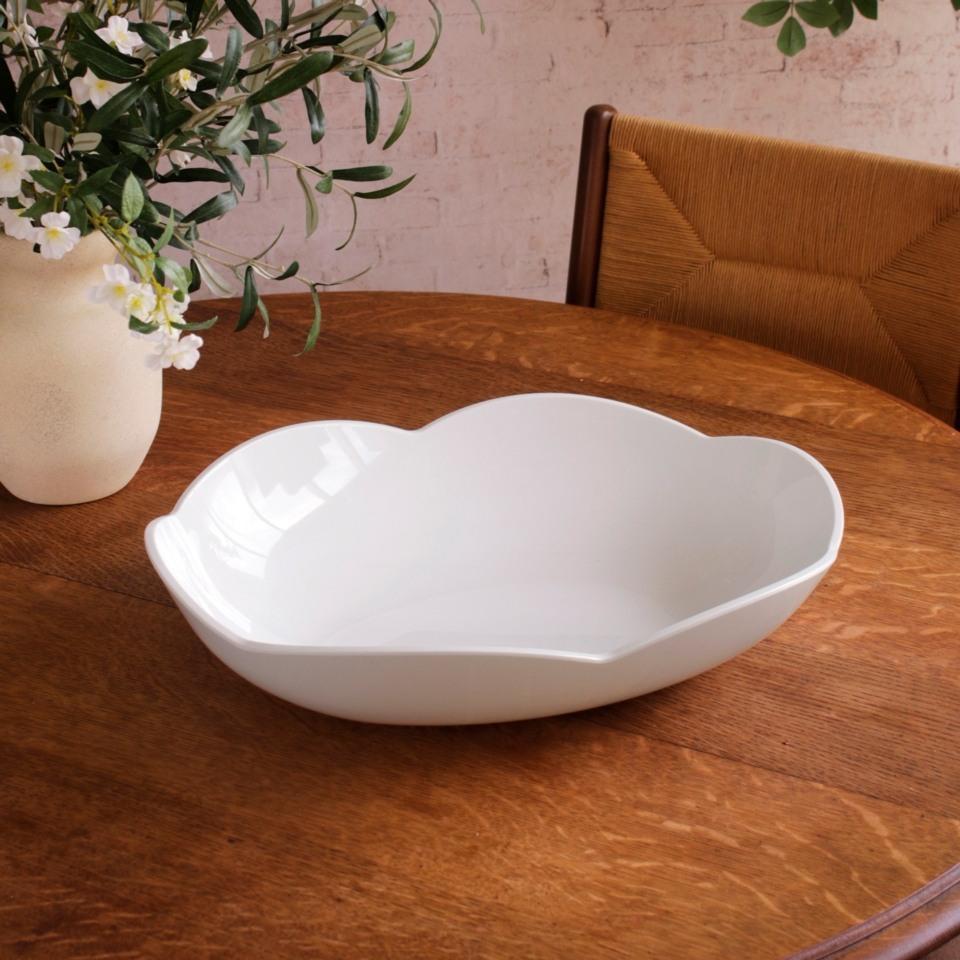 Amelia Extra Large Oval Bowl White