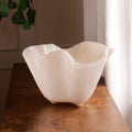 Alabaster Ice Bucket White Swirl