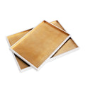 INDOCHINE Rectangle Lacquered Trays Set of 2  (White and Gold)
