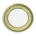 Ravenna Dinner Plate Set of 4 Green & Gold