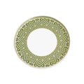 Ravenna Salad Plate Set of 4 Green & Gold