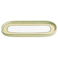 Ravenna Long Oval Platter Set of 2 Green & Gold