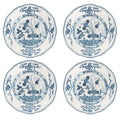 Faenza Appetizer Plate Set of 4 (Blue and White)