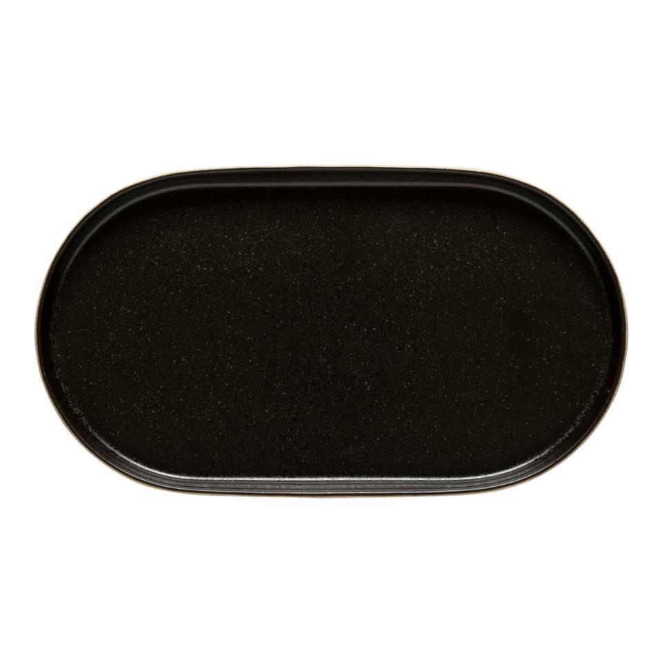 Oval Platter, Latitude black
